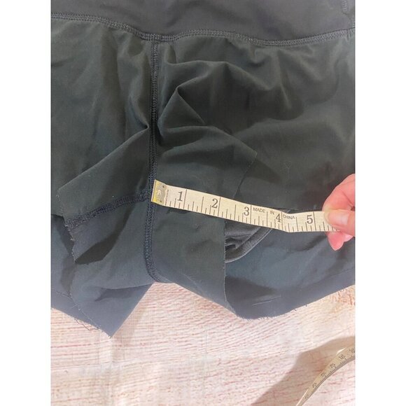 Lululemon Women's Black Athletic Speedy Active Shorts - 6 - Picture 4 of 11